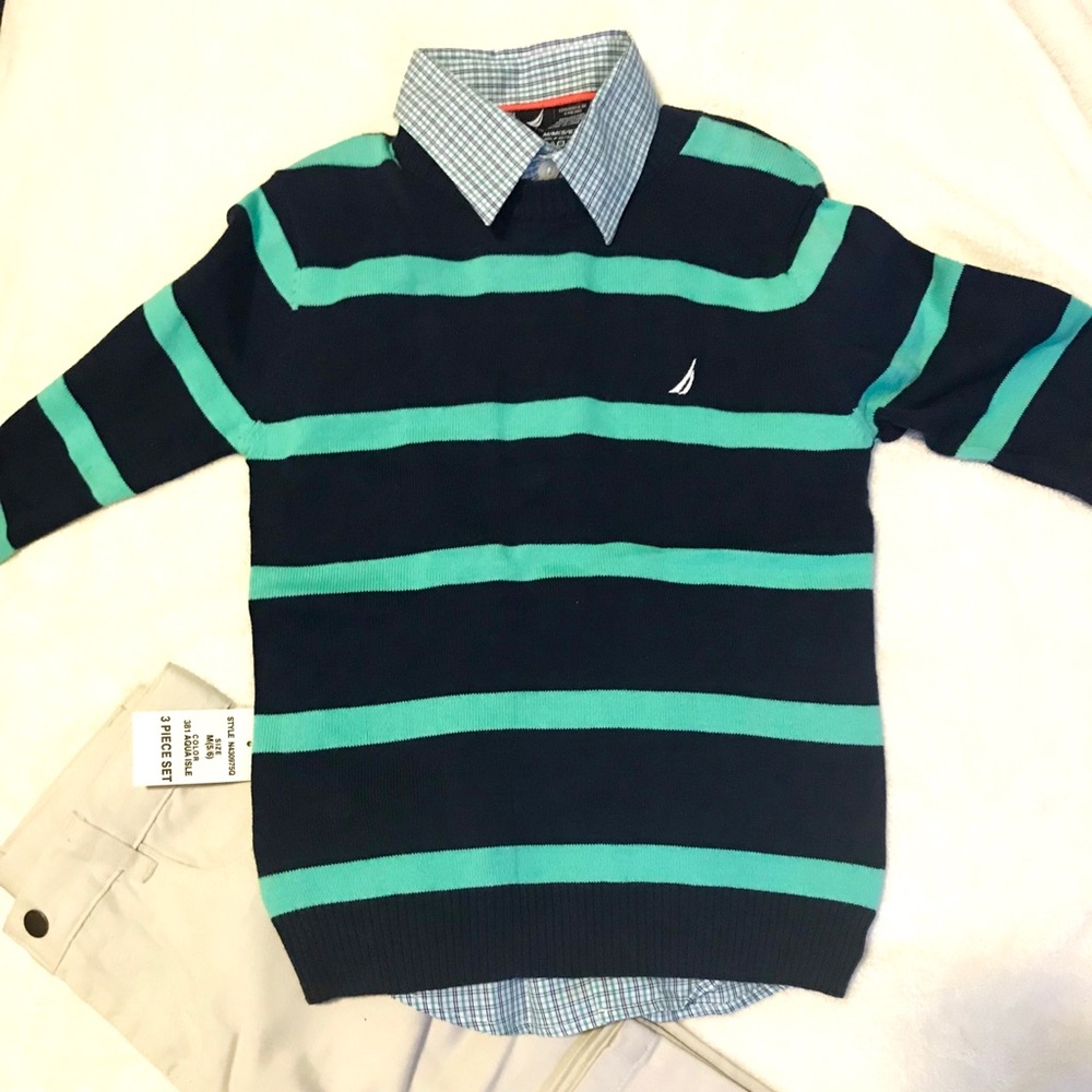 Nautica boy dressing outfit